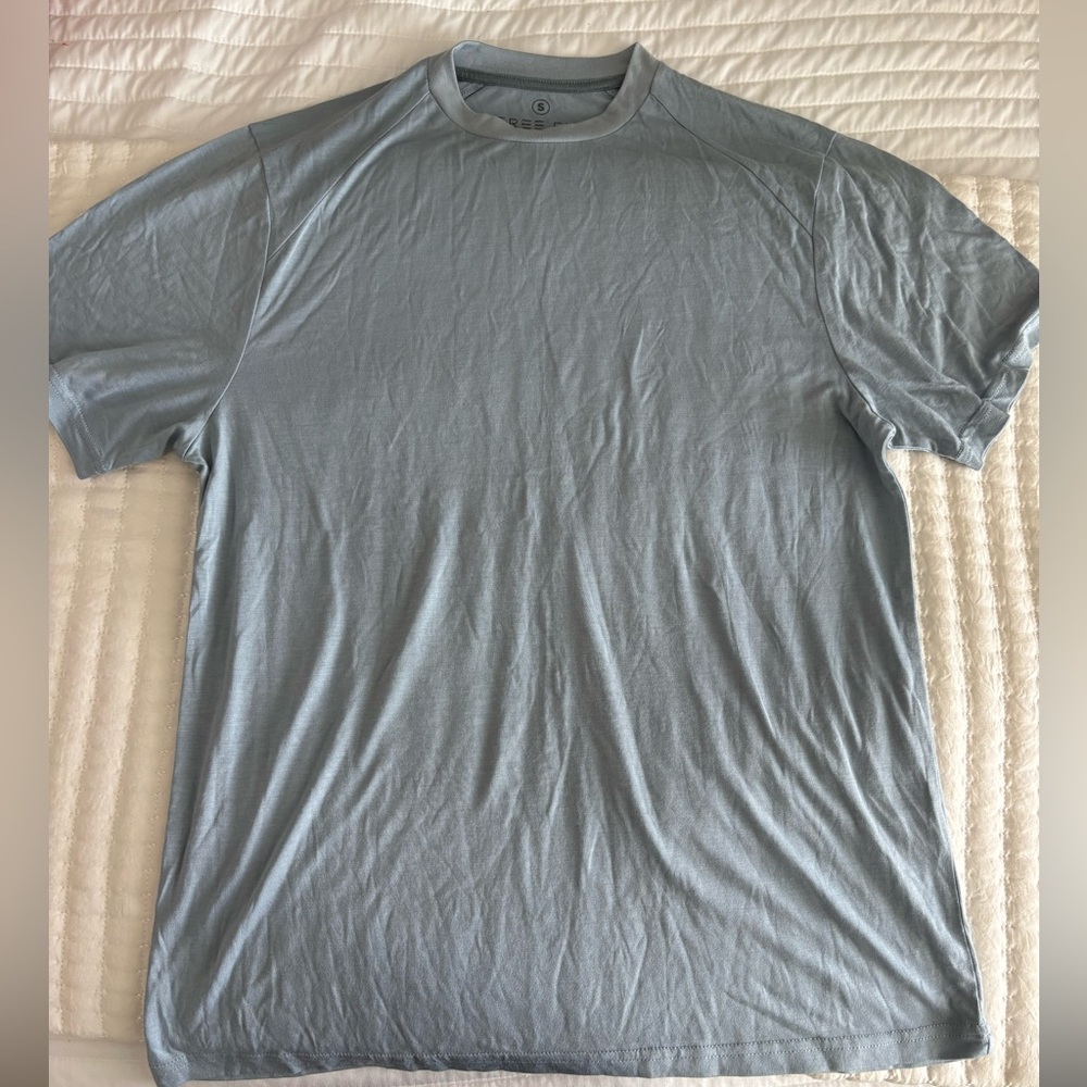 Men’s Freefly Apparel Bamboo Motion Tee- S- Ocean Mist